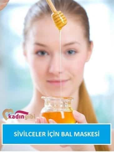 Sivilceler için Bal Maskesi